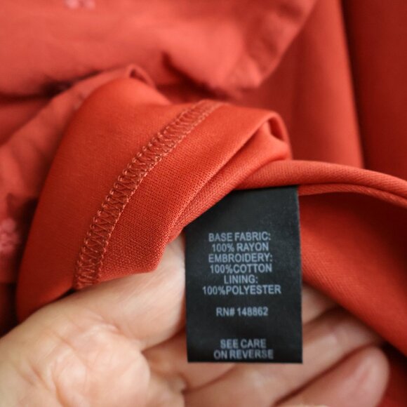 Dark orange Torrid high waisted A-Line Skirt - Size 0 - NWT - Picture 11 of 12